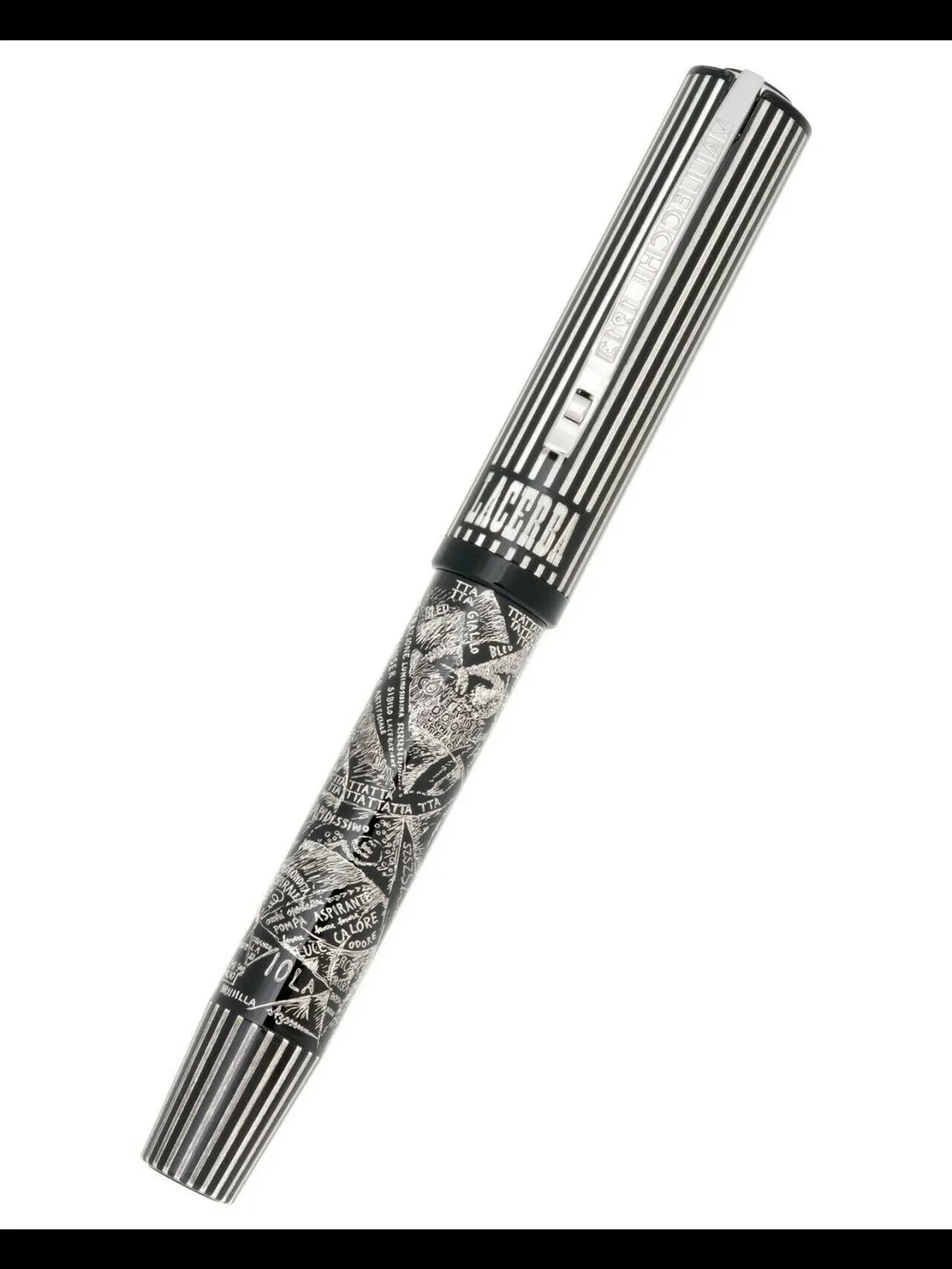 New Visconti 1913 Vallecchi Lacerba Rollerball Pen Palladium Sterling Silver